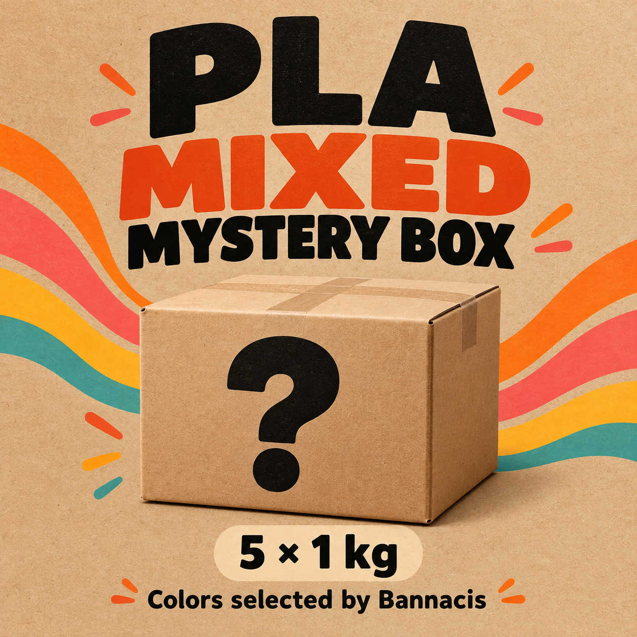 Bannacis PLA Mixed Mystery Box - 5 kg